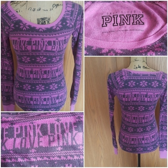 4 Victoria's secret pink tops. Size xs - Picture 2 of 6